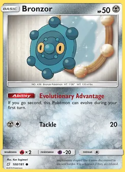 Bronzor, Team Up, no. 100