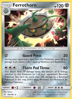 Ferrothorn, Team Up, no. 103