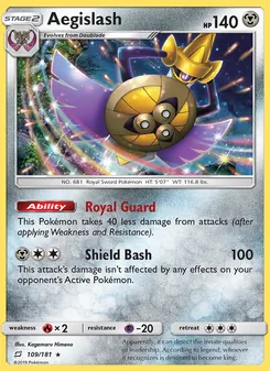 Aegislash, Team Up, no. 109