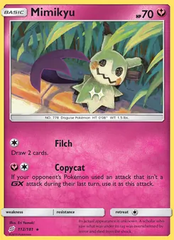 Mimikyu, Team Up, no. 112