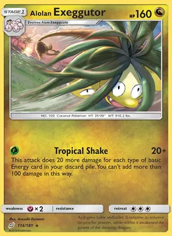 Alolan Exeggutor, Team Up, no. 114