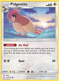 Pidgeotto, Team Up, no. 123