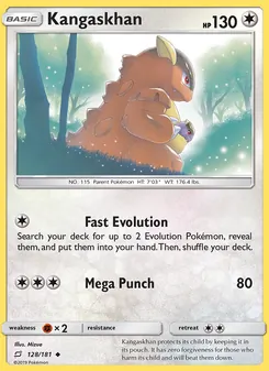 Kangaskhan, Team Up, no. 128