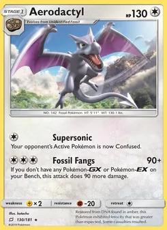 Aerodactyl, Team Up, no. 130