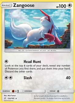Zangoose, Team Up, no. 132