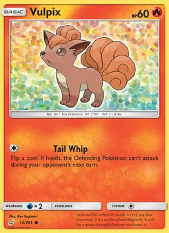 Vulpix, Team Up, no. 15