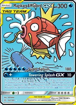 Magikarp & Wailord GX, Team Up, no. 161