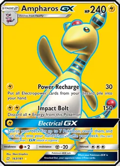 Ampharos GX, Team Up, no. 163