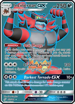 Incineroar GX, Team Up, no. 167