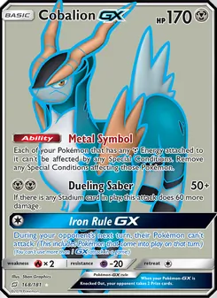 Cobalion GX, Team Up, no. 168