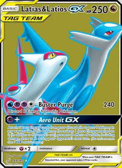 Latias & Latios GX, Team Up, no. 169
