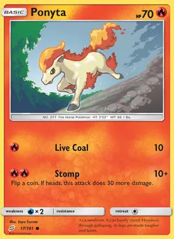 Ponyta, Team Up, no. 17