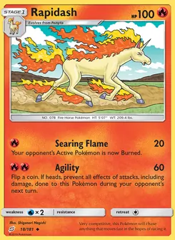 Rapidash, Team Up, no. 18