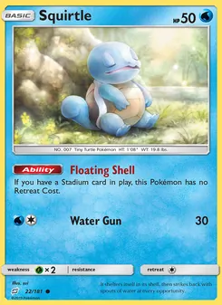 Squirtle, Team Up, no. 22