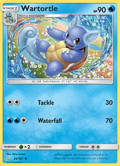 Wartortle, Team Up, no. 24