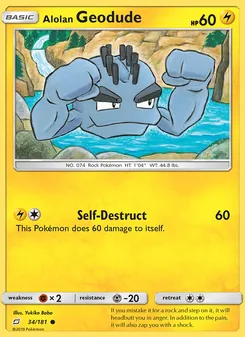 Alolan Geodude, Team Up, no. 34