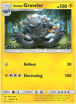 Alolan Graveler, Team Up, no. 36