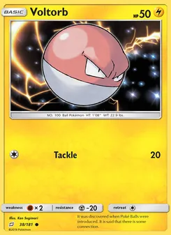 Voltorb, Team Up, no. 38