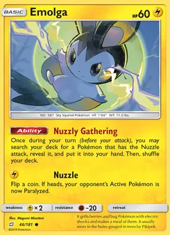 Emolga, Team Up, no. 46