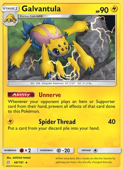Galvantula, Team Up, no. 48