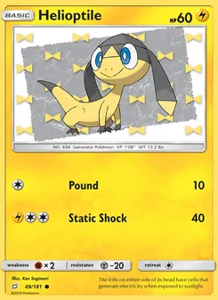 Helioptile, Team Up, no. 49