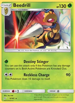 Beedrill, Team Up, no. 5