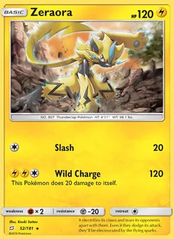 Zeraora, Team Up, no. 52