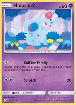 Nidoran♀, Team Up, no. 54