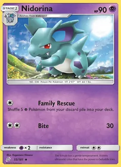 Nidorina, Team Up, no. 55