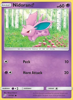 Nidoran♂, Team Up, no. 57