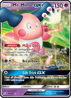 Mr. Mime GX, Team Up, no. 67