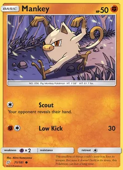 Mankey, Team Up, no. 71