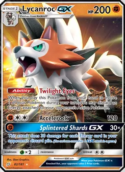Lycanroc GX, Team Up, no. 82