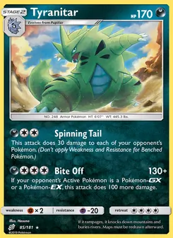 Tyranitar, Team Up, no. 85
