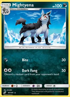 Mightyena, Team Up, no. 87