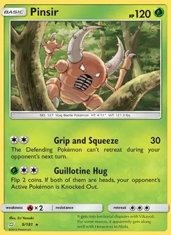 Pinsir, Team Up, no. 9