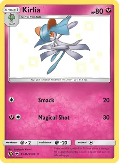 Kirlia, Destinées Occultes Coffre Étincelant, n° SV35