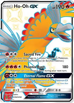 Ho-Oh-GX, Destinées Occultes Coffre Étincelant, n° SV50