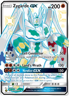 Zygarde-GX, Destinées Occultes Coffre Étincelant, n° SV65