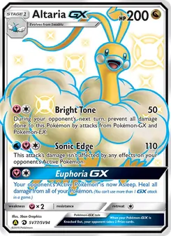 Altaria-GX, Destinées Occultes Coffre Étincelant, n° SV77