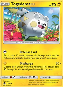 Togedemaru, Promo SM, n° SM09