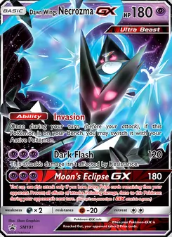 Necrozma Ailes de l’Aurore GX, Promo SM, n° SM101