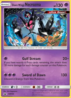 Necrozma Ailes de l’Aurore, Promo SM, n° SM106