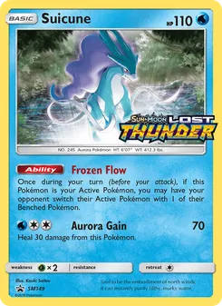 Suicune, Promo SM, n° SM149