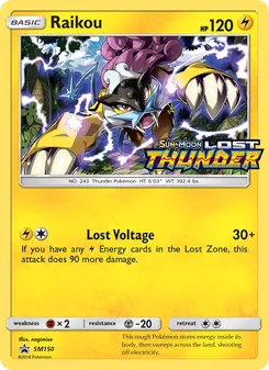 Raikou, Promo SM, n° SM150