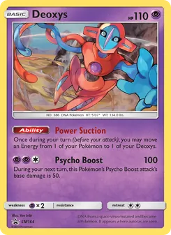 Deoxys, Promo SM, n° SM164