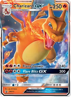 Dracaufeu GX, Promo SM, n° SM211