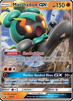 Marshadow GX, Promo SM, n° SM59