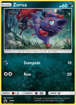 Zorua, Promo SM, n° SM83