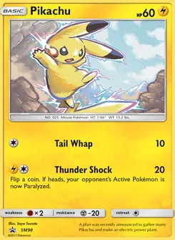 Pikachu, Promo SM, n° SM98
